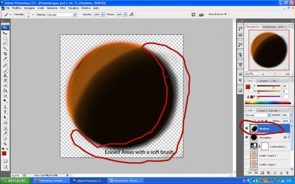 Creation of Planets: Step 3